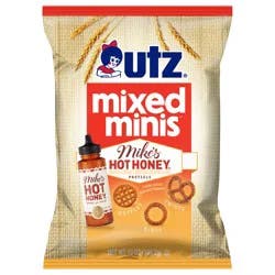 Utz 12 oz Utz Mikes Hot Honey Mixed Minis Pretzels