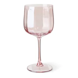 CORE BAMBOO Bklyn Steel Roma Wine Glass 16.2oz. Pnk