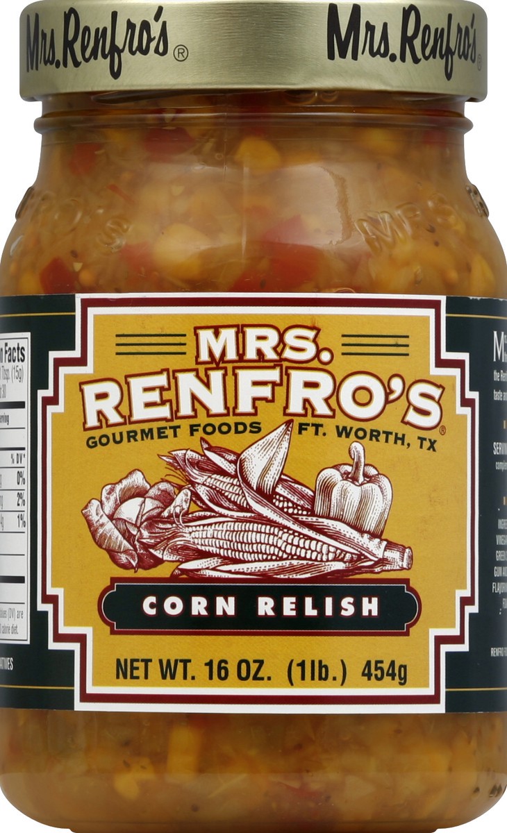 slide 2 of 2, Mrs. Renfro's Corn Relish 16 oz, 16 oz