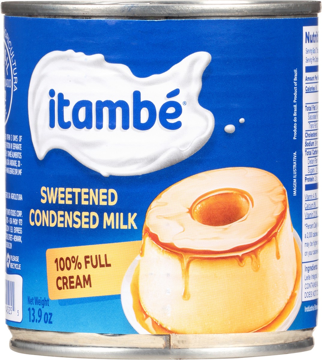 slide 6 of 9, Itambe Sweetened Condensed Milk 13.9 oz Can, 13.9 oz