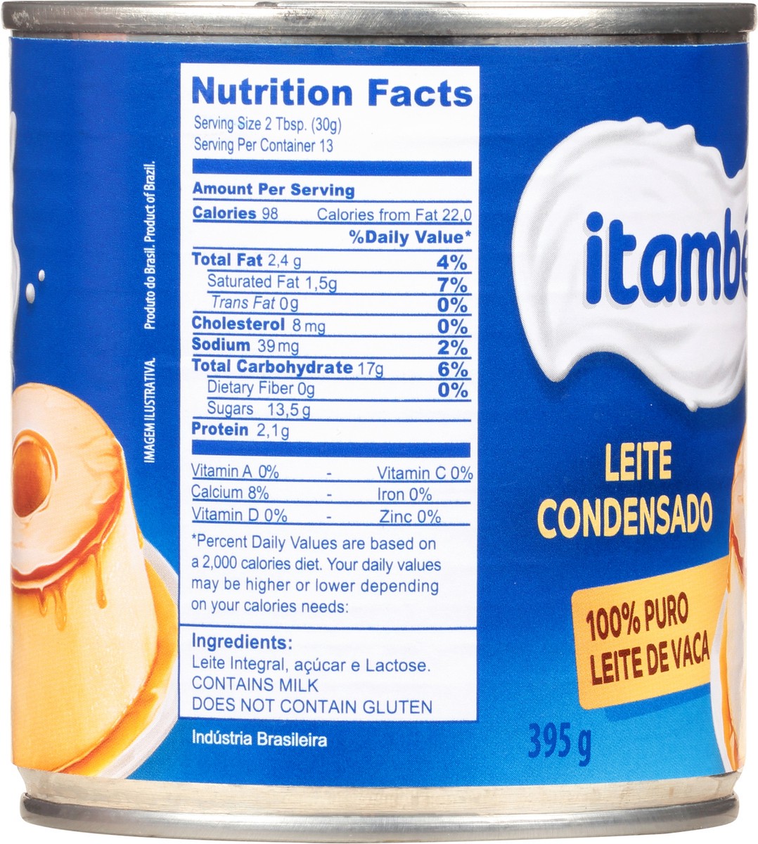 slide 8 of 9, Itambe Sweetened Condensed Milk 13.9 oz Can, 13.9 oz