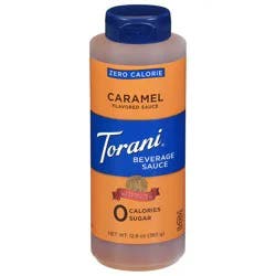 Torani Zero Calorie Caramel Flavored Beverage Sauce 12.8 oz
