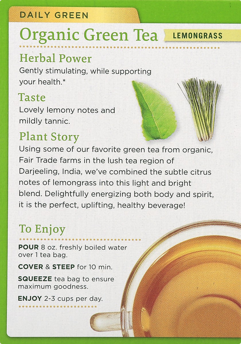 slide 9 of 9, Traditional Medicinals Organic Green Tea Lemongrass, 16 ct