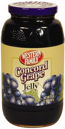 slide 1 of 1, Western Family Concord Grape Jelly, 32 oz