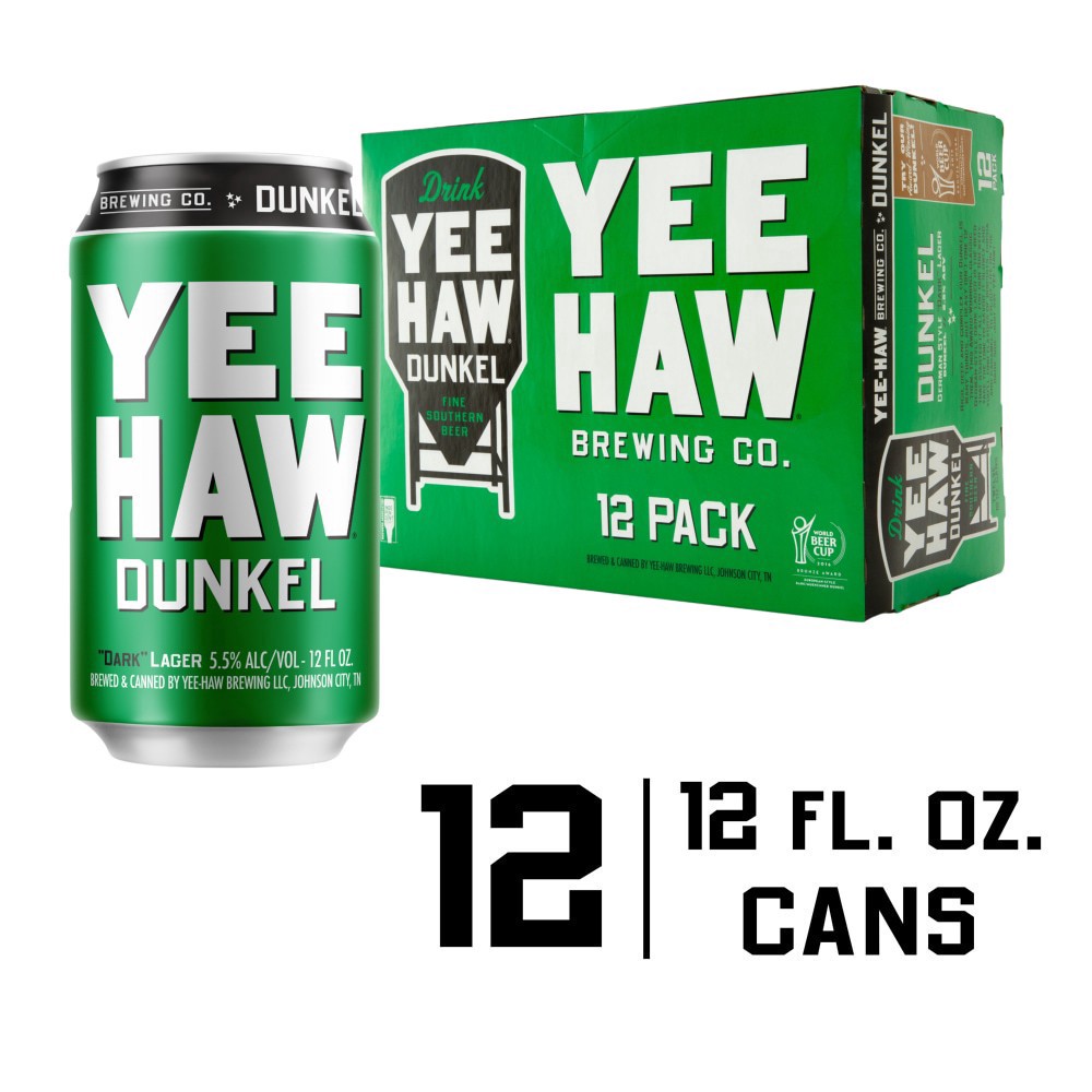slide 3 of 3, Yee-Haw Brewing Co. Dunkel Craft Beer 12-Pack, 12 ct; 12 oz
