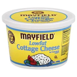 Mayfield Dairy Farms Mayfield Cottage Cheese Plain 4% Small Curd, 16 Oz