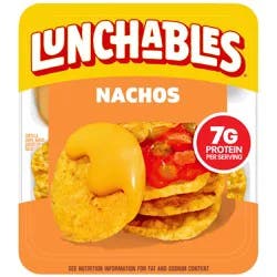 Lunchables Nachos with Cheese Dip and Salsa, 4.4 oz Pack
