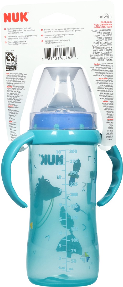 slide 5 of 9, NUK 10 Ounces 8+ Months Learner Cup Large 1 ea, 1 ct