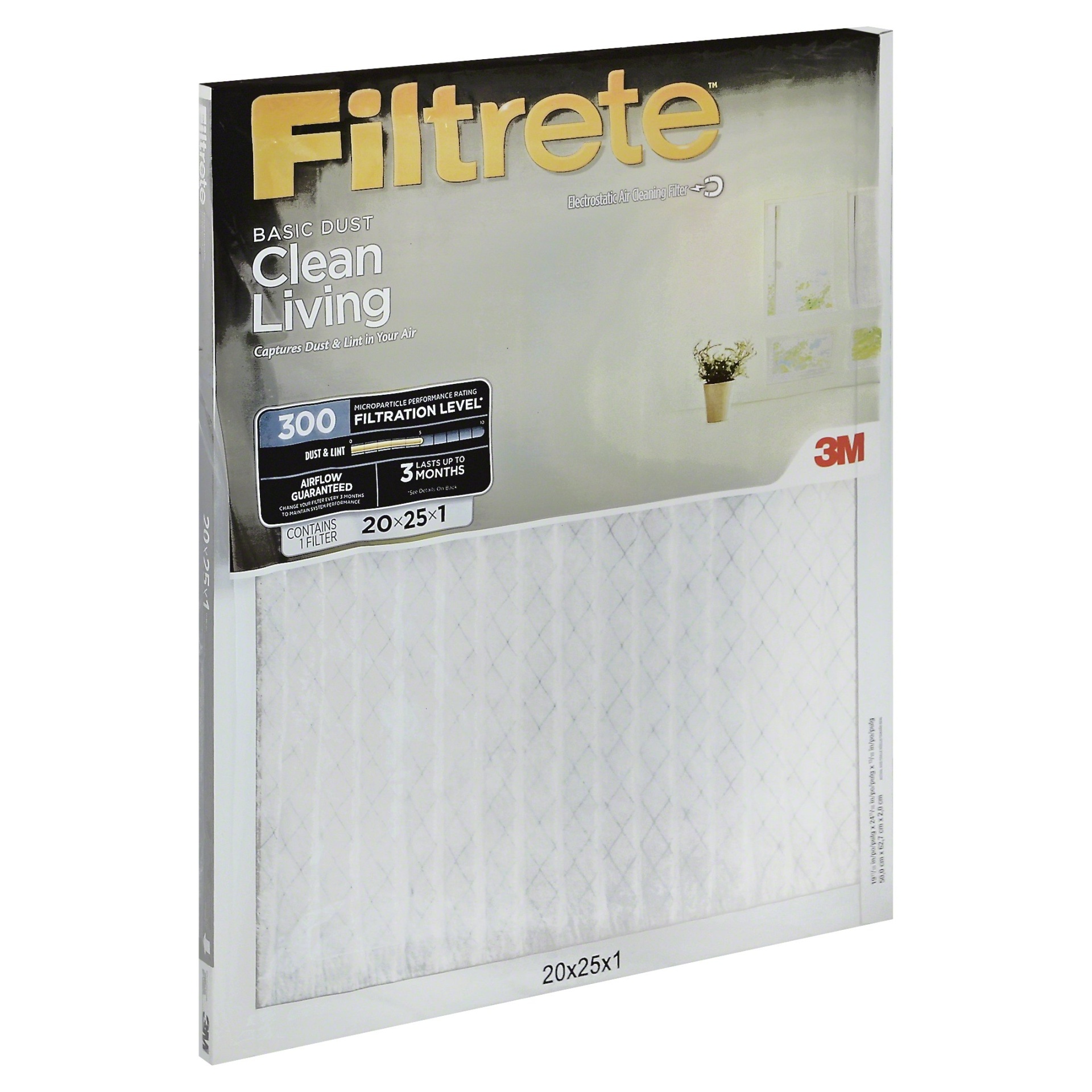 3M Filtrete Dust Reduction 300 High Air Flow Filter | Shipt