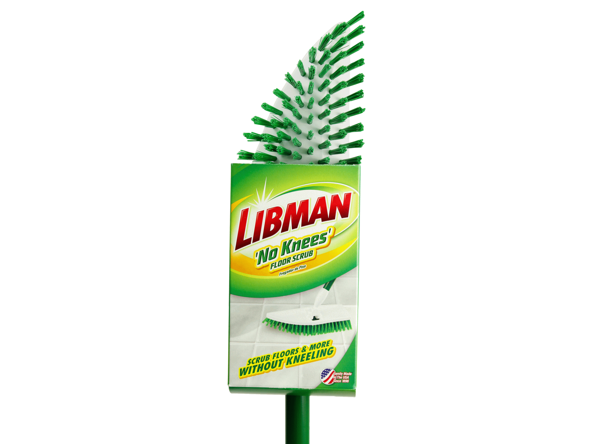 slide 1 of 1, Libman No Knees Floor Scrubber, 1 ct