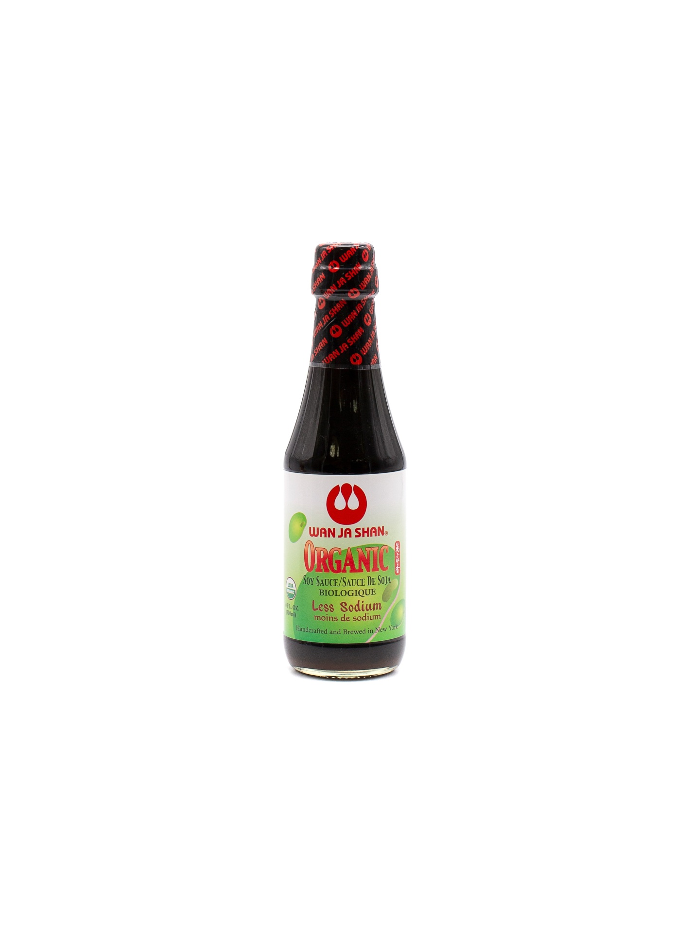 slide 1 of 1, Wan Ja Shan Organic Soy Sauce-less/sod, 10 oz