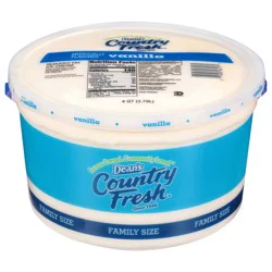 Country Fresh Reduced Fat Vanilla Ice Cream Pail Gallon