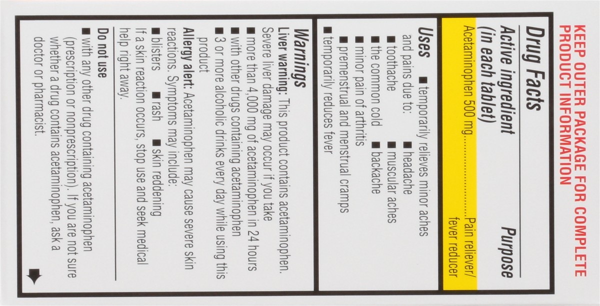 slide 11 of 14, Topcare Non-Asprin Ez Tabs, 50 ct