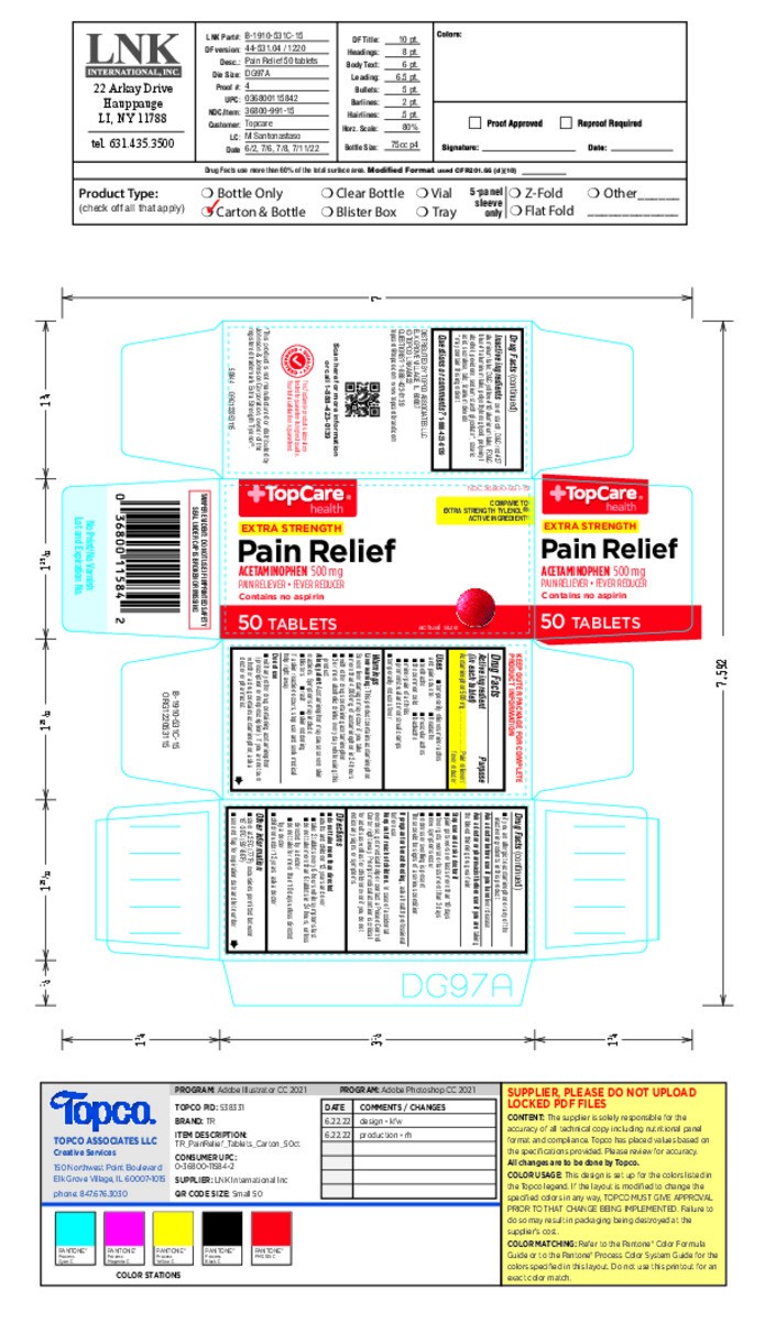 slide 9 of 14, Topcare Non-Asprin Ez Tabs, 50 ct