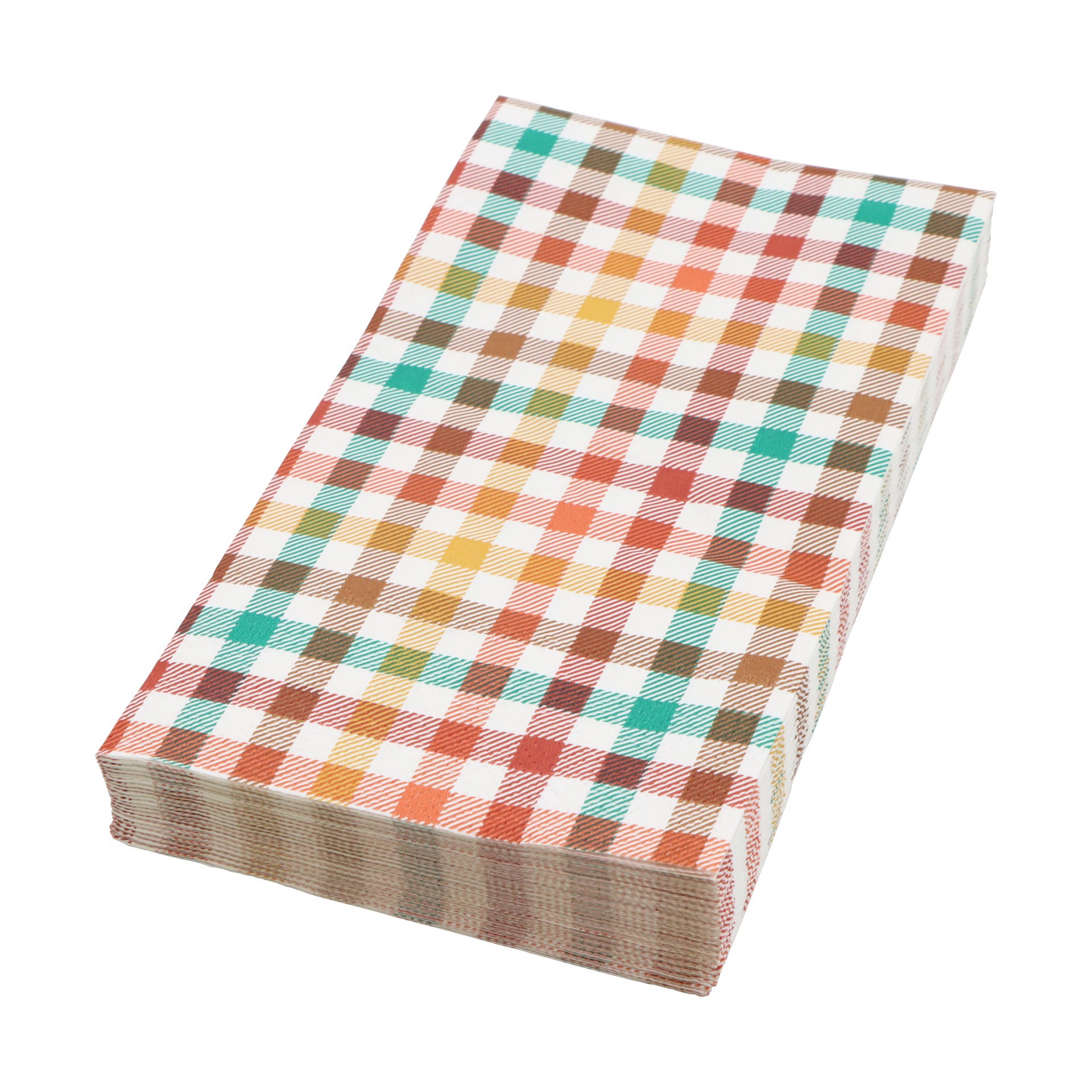 slide 2 of 3, Multicolor Plaid Guest Napkins, 20ct. By Celebrate It, 20 ct