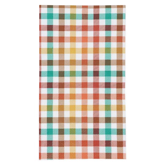 slide 1 of 3, Multicolor Plaid Guest Napkins, 20ct. By Celebrate It, 20 ct