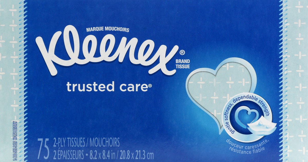 slide 5 of 6, Kleenex Flat Box Facial Tissues, 85 ct