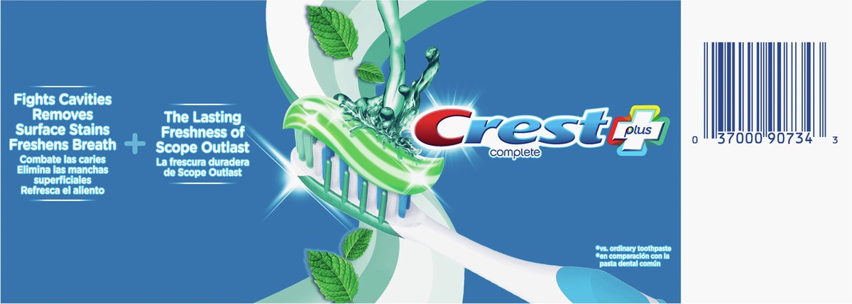 slide 3 of 4, Crest Complete Plus Whitening Scope Long Lasting Mint Toothpaste Value Pack, 2 ct; 5.4 oz