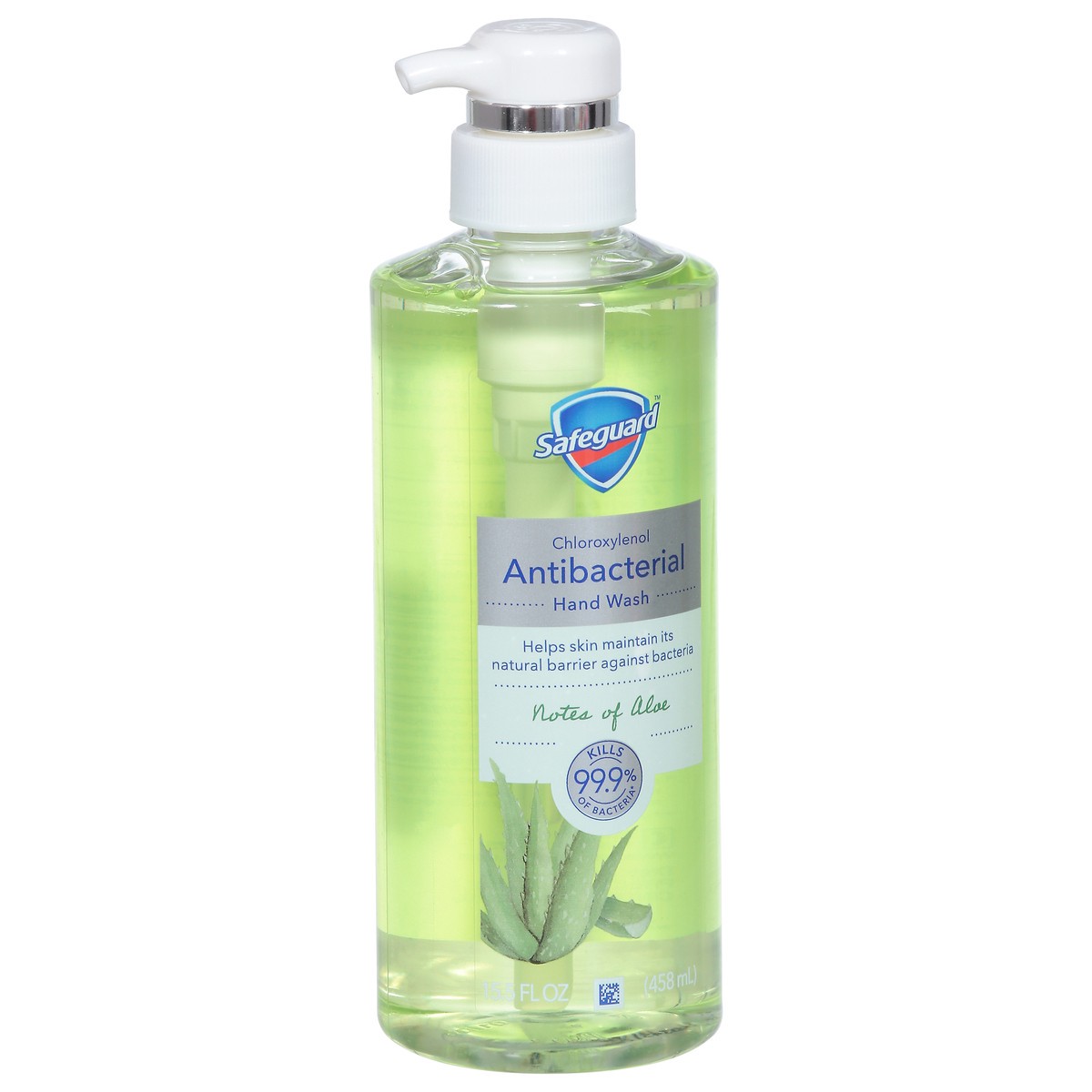 slide 5 of 9, Safeguard Antibacterial Hand Wash, Notes of Aloe, 15.50 fl oz
