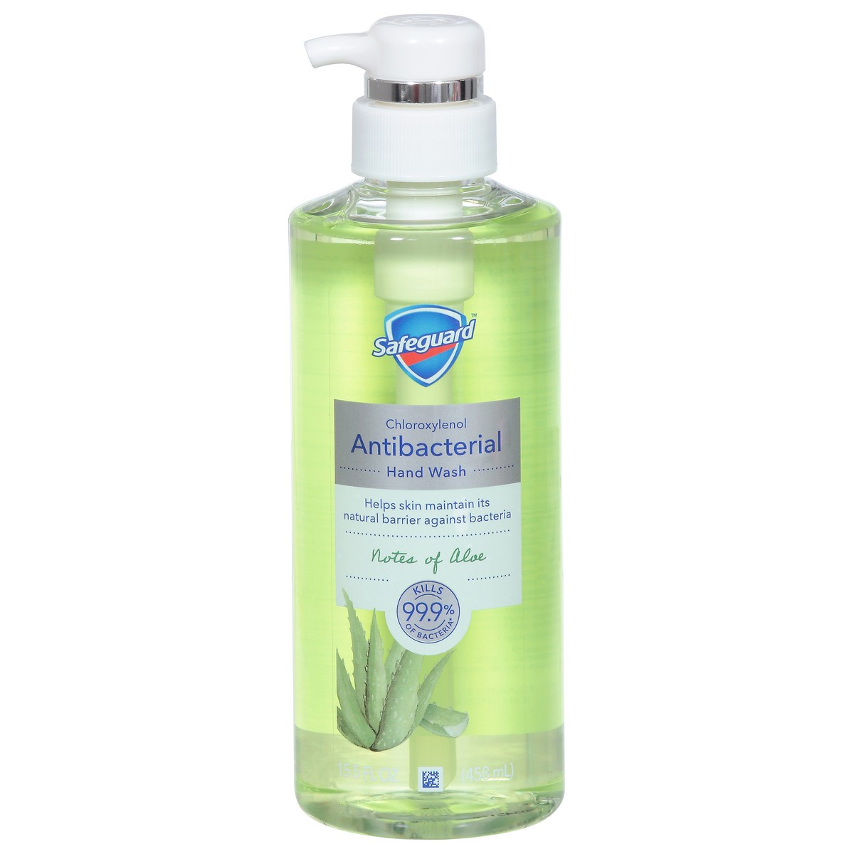 slide 1 of 9, Safeguard Antibacterial Hand Wash, Notes of Aloe, 15.50 fl oz