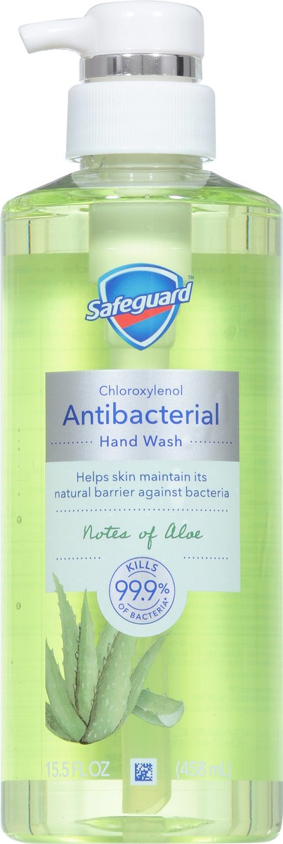 slide 3 of 9, Safeguard Antibacterial Hand Wash, Notes of Aloe, 15.50 fl oz
