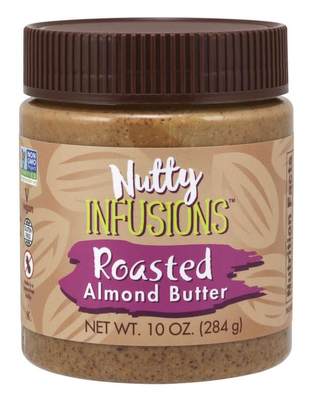 slide 1 of 1, Now Foods Nutty Infusions Almond Butter, Roasted, 10 oz