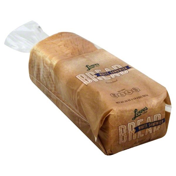 slide 1 of 1, Lowes Foods Sandwich Bread, 20 oz