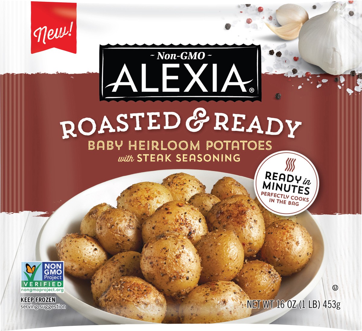 slide 3 of 3, Alexia Baby Heirloom Potatoes With Steak Seasoning, 16 oz