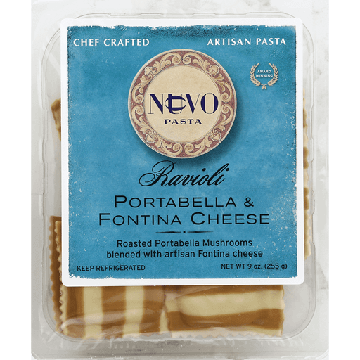 slide 1 of 1, Nuovo Ravioli, Portabella & Fontina Cheese, 9 oz