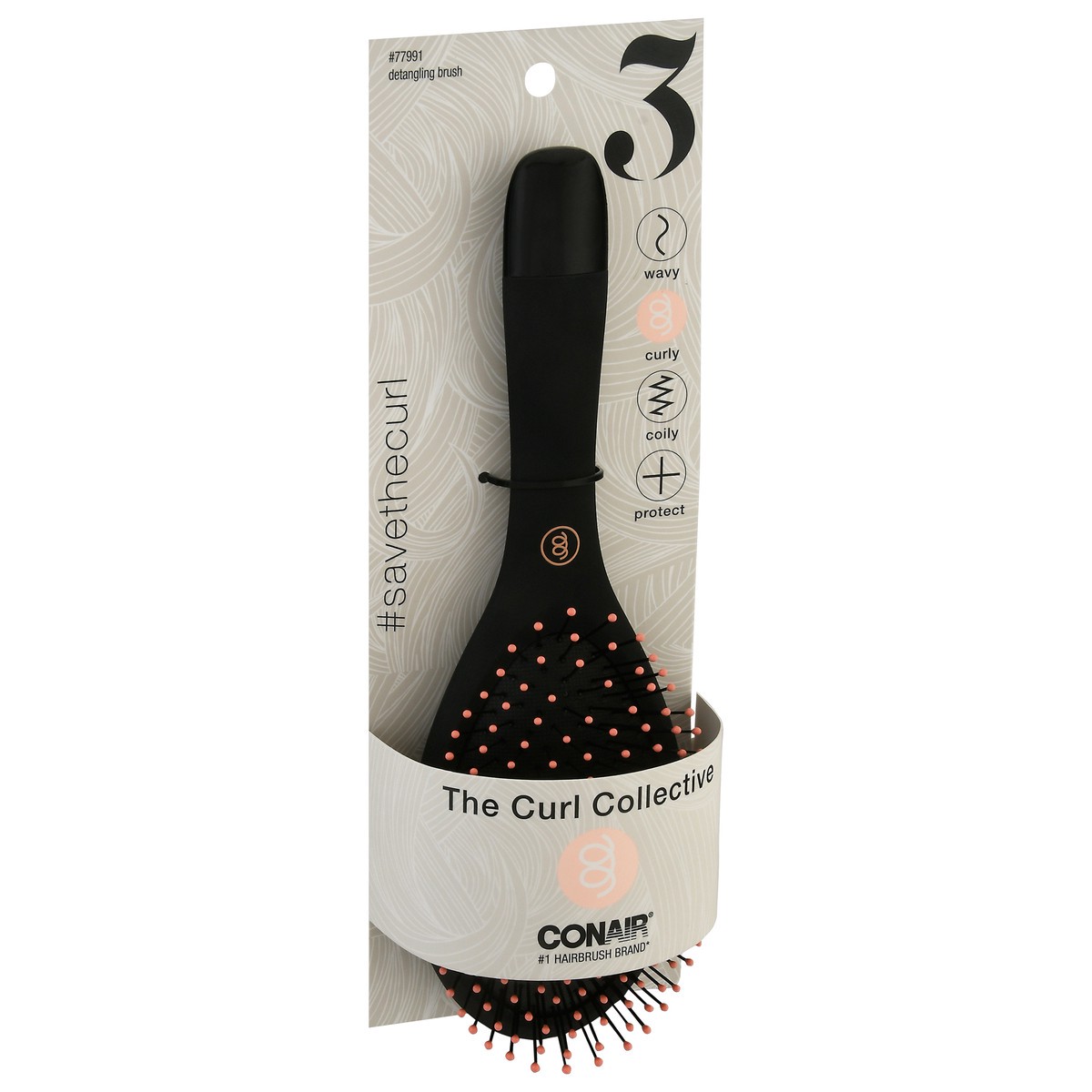 slide 2 of 9, Conair The Curl Collective Detangling Brush 1 ea, 1 ct