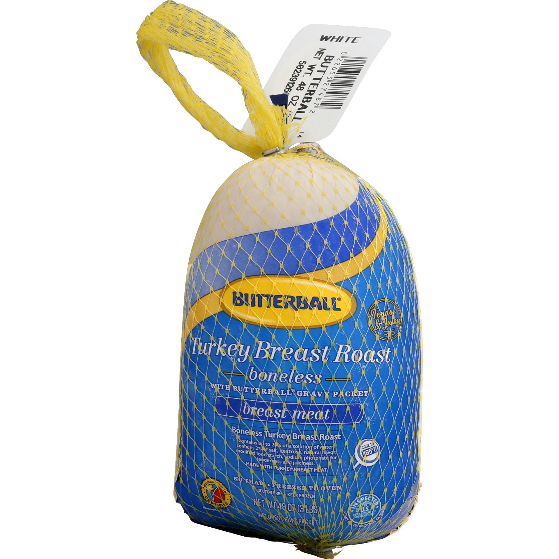 slide 1 of 8, Butterball All Natural Frozen Turkey Breast Roast, 3 lbs., 48 oz