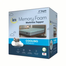 SERTA 2 IN GEL MATTRESS TOPPER - KING