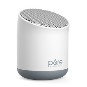 slide 1 of 1, Pure Enrichment Wave Mini Wireless Sound Machine - Built-In Rechargeable Lithium Battery, 48 Hour Run Time, 6 Soothing All-Natural Sounds, Optional Timer, And Storage Bag - Great For Travel, 1 ct