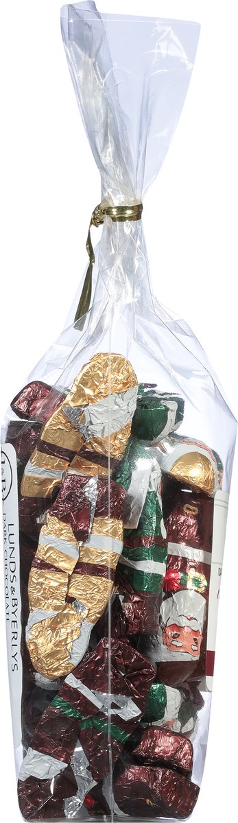 slide 3 of 14, Lunds & Byerlys Dark Chocolate Santas Mini 7.5 oz, 7.5 oz