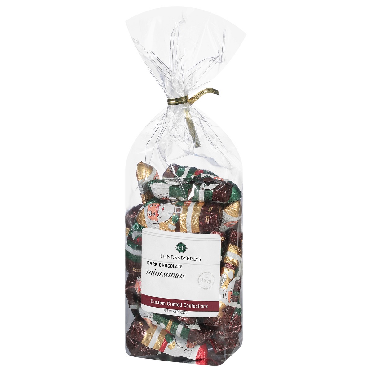 slide 10 of 14, Lunds & Byerlys Dark Chocolate Santas Mini 7.5 oz, 7.5 oz