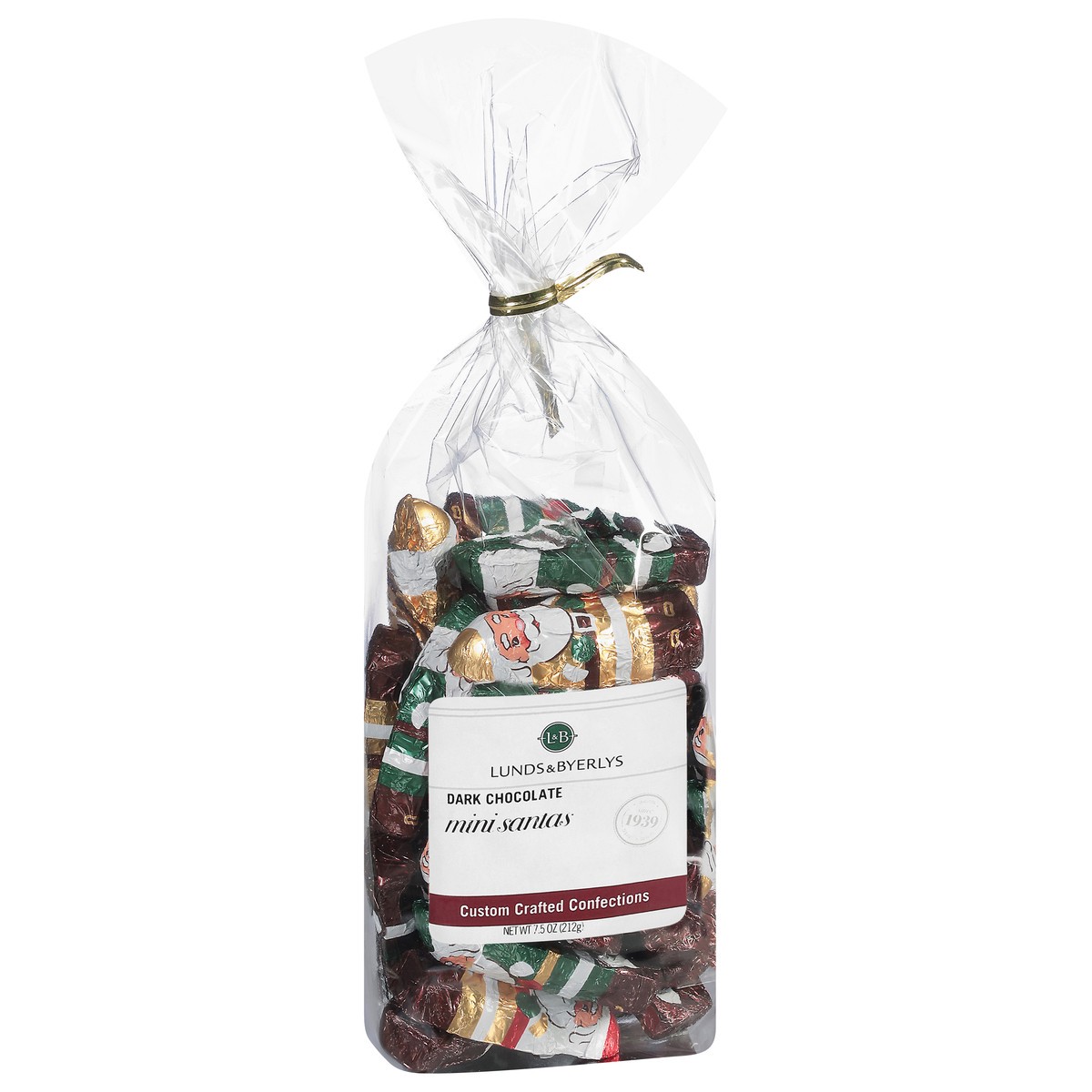 slide 11 of 14, Lunds & Byerlys Dark Chocolate Santas Mini 7.5 oz, 7.5 oz