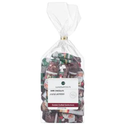 Lunds & Byerlys Dark Chocolate Santas Mini 7.5 oz