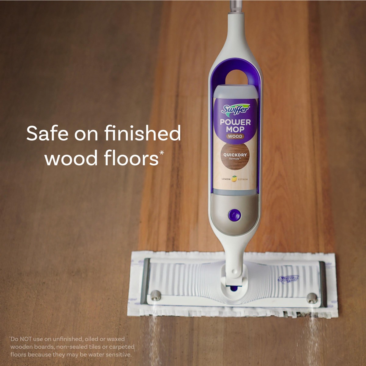 slide 26 of 29, Swiffer PowerMop Wood Mopping Pad Refills for Floor Cleaning, 8 ct