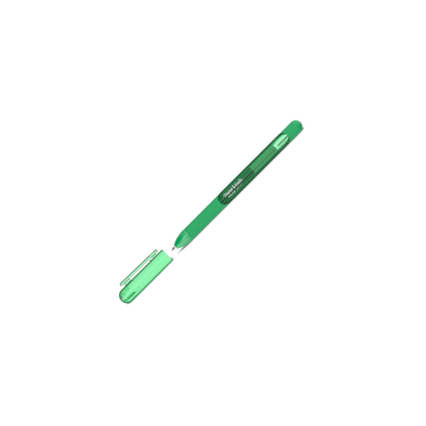 slide 1 of 1, Paper Mate Inkjoy Gel 600St Stick Pen, Medium Point, 0.7 Mm, Green Barrel, Luscious Green Ink, 1 ct