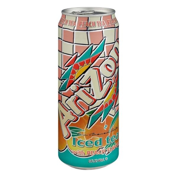 slide 1 of 1, Arizona Peach Tea - 23.5 oz, 23.5 oz