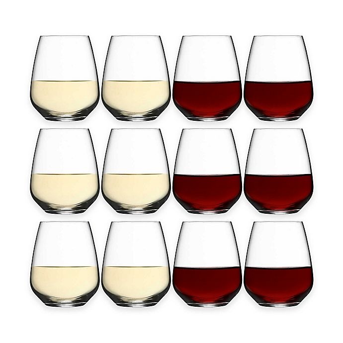 slide 3 of 4, Luigi Bormioli Crescendo SON.hyxStemless Wine Glasses, 12 ct