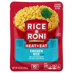 Rice-A-Roni Rice A Roni Heat & Eat Rice and Chicken Broth Chicken Rice Flavor 8.8 Oz