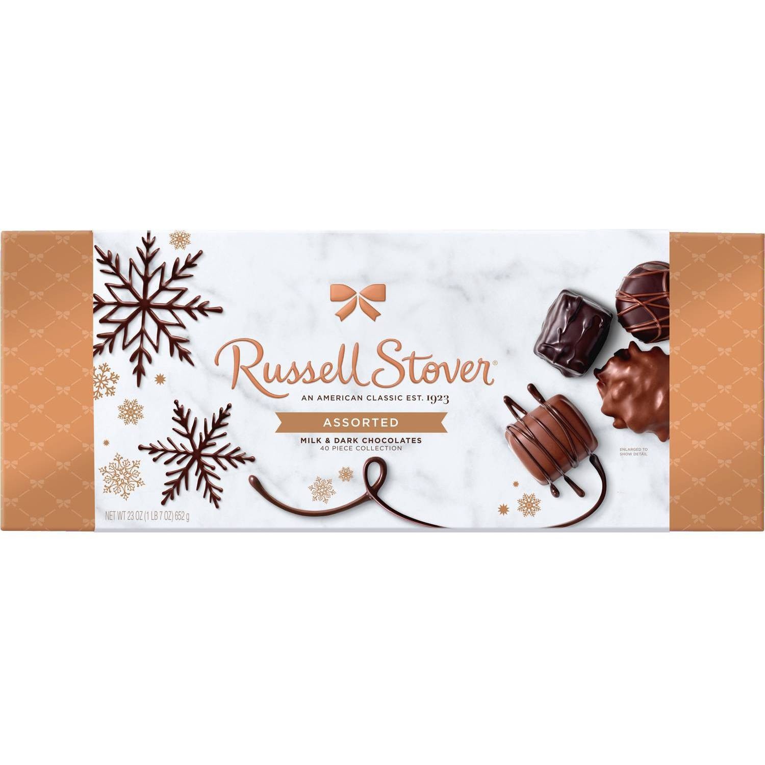 slide 1 of 1, Russell Stover Holiday Box, 23 oz