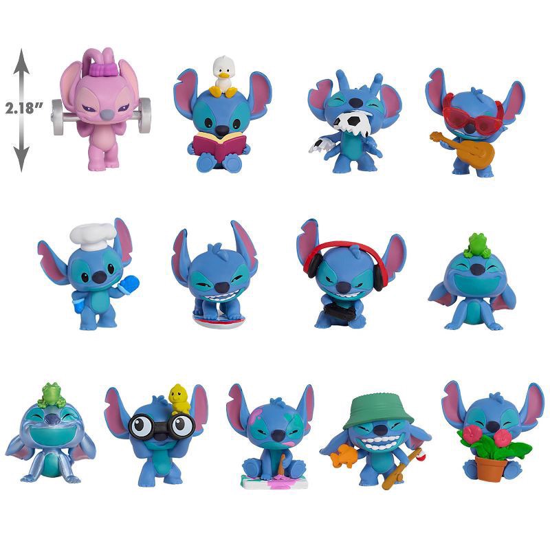 slide 3 of 5, Lilo & Stitch Stitch Blind Mini Figures, 1 ct