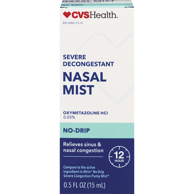 slide 1 of 1, Cvs Health 12Hr No Drip Nasal Mix, 0.5 Oz, 0.5 oz