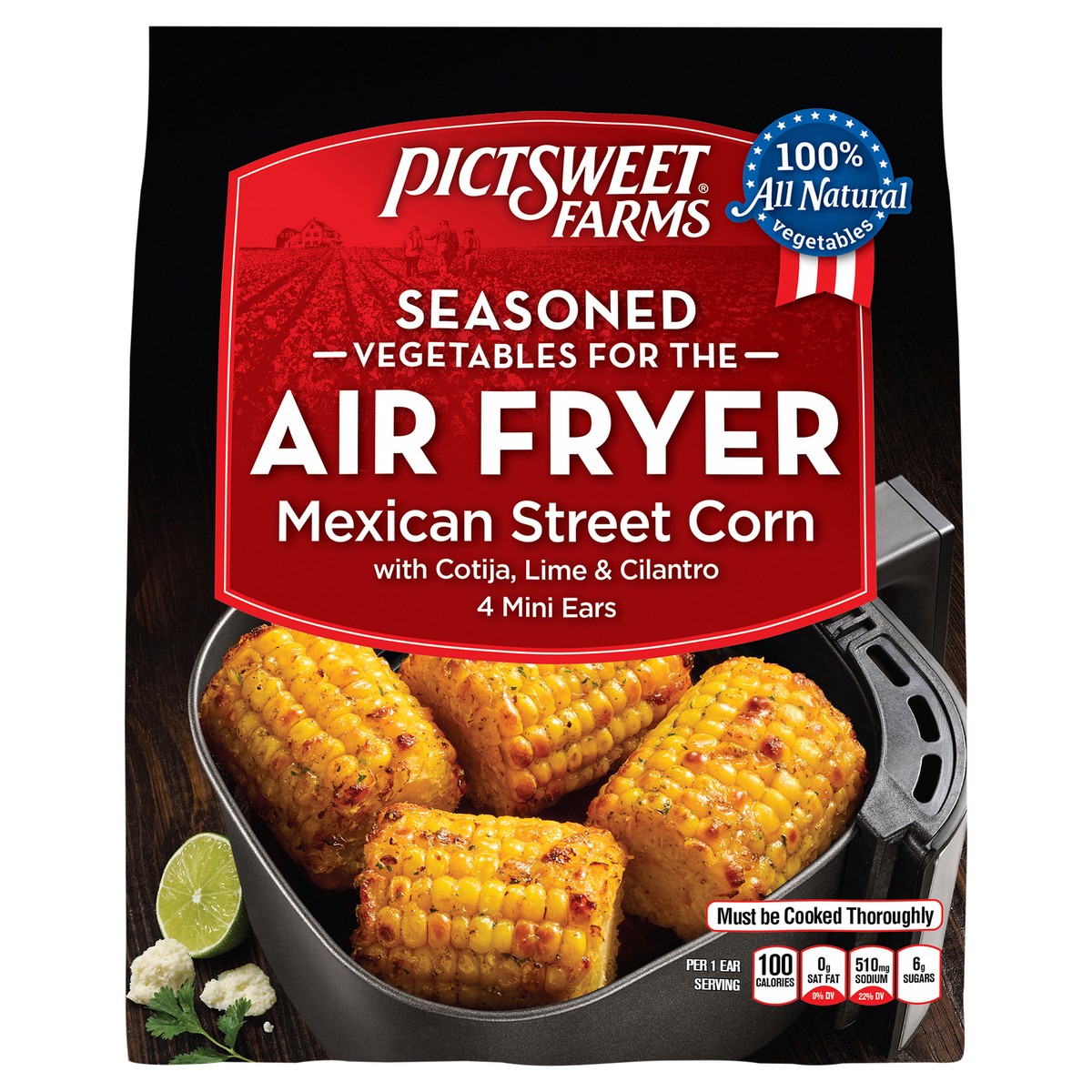 slide 1 of 2, PictSweet Mexican Street Corn, 4 ct