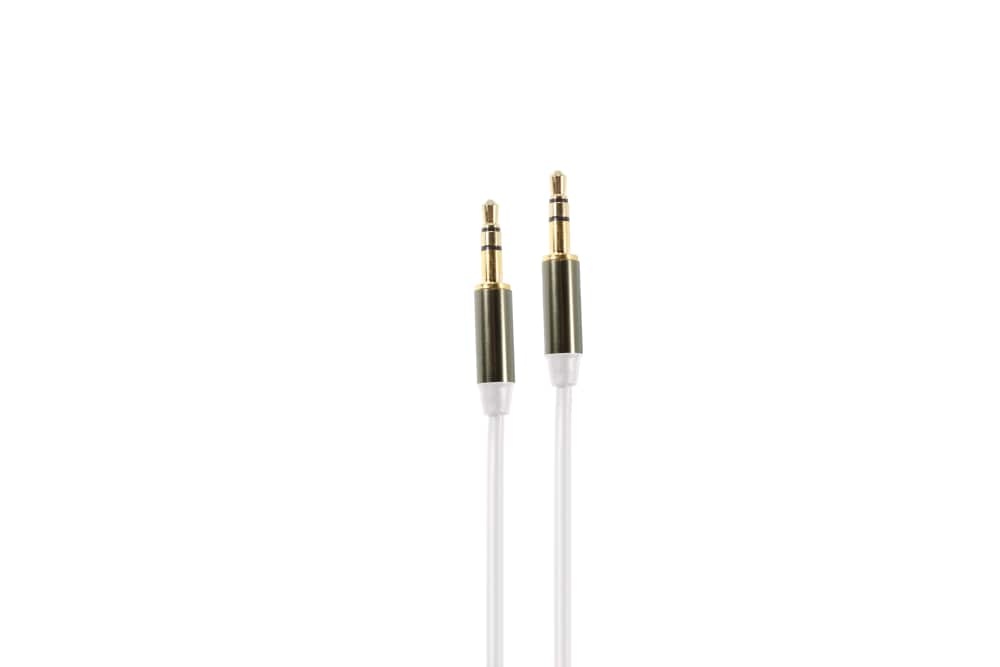 slide 1 of 1, Cellcandy Av Auxiliary Cable White, 1 ct