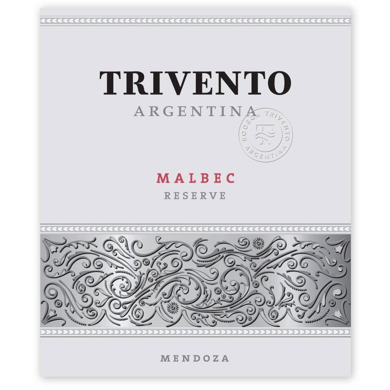 slide 2 of 2, Trivento Bodegas y Vinedos Mendoza Malbec 750 ml Bottle, 750 ml