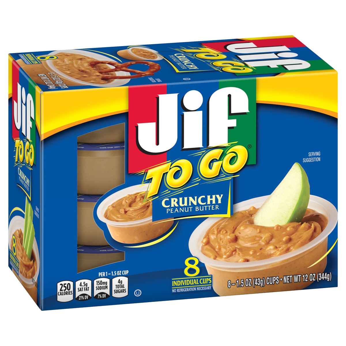 slide 1 of 1, Jif Peanut Butter, 12 oz