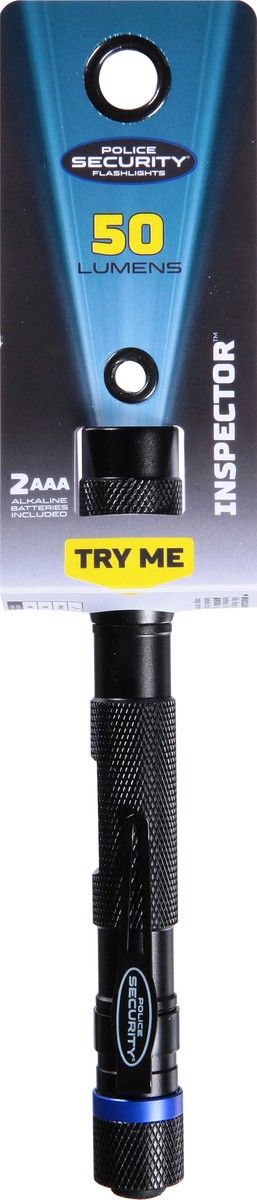 slide 3 of 9, Police Security Flashlight Inspector, 1 ct